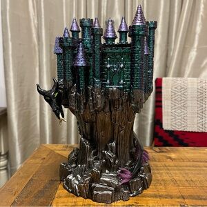 New Bath and Body Works Disney Maleficent Castle Candle Holder Villains Retired